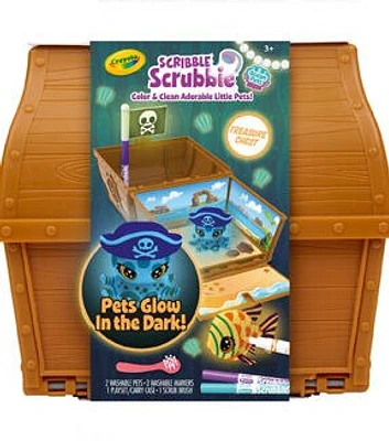 Crayola 7ct Scribble Scrubbie Pets Glow Ocean Play Set