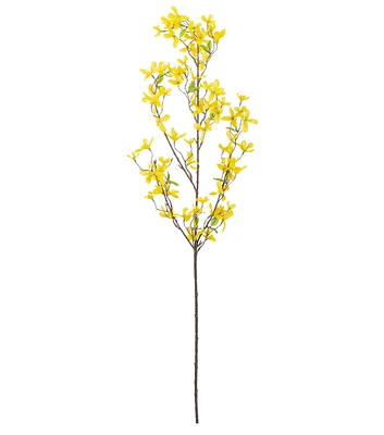 37" Yellow Forsythia Stem by Bloom Room