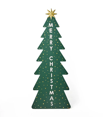 47" Merry Christmas Tree Porch Sign by Place & Time