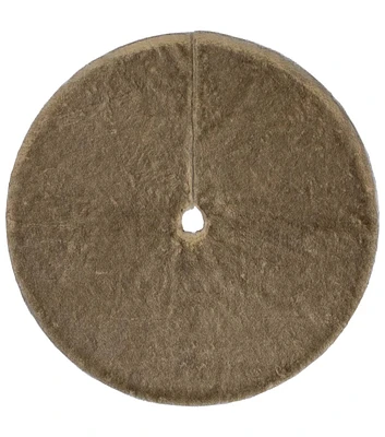 Northlight 48" Brown Faux Fur Christmas Tree Skirt