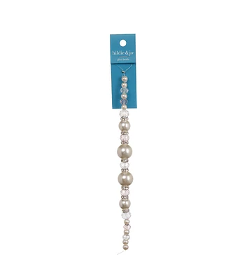 7" & Clear Glass Bead Strand by hildie & jo