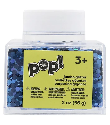 2oz Twilight Blue Jumbo Glitter by POP!