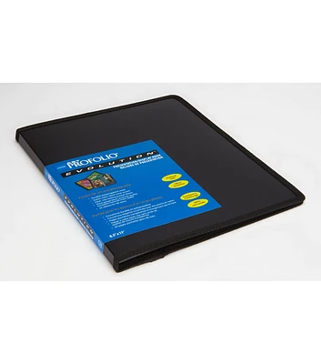 Itoya 8.5" x 11" Black Art ProFolio Presentation & Display Book 24pg