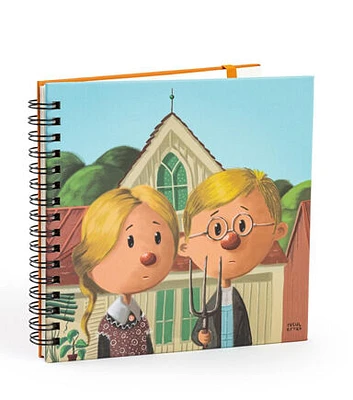 Today Is Art Day 6" American Gothic Grant Wood Journal