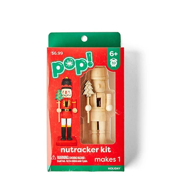 6" Christmas Nutcracker Solider Paint Kit With Paint & Brush by POP!