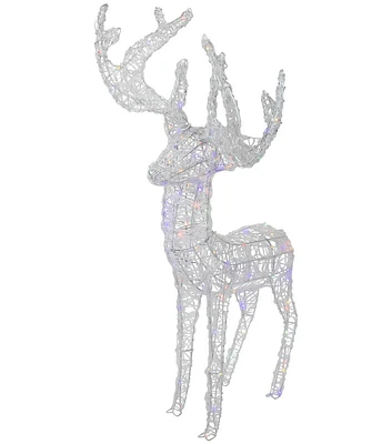 Northlight 46" Christmas Color Changing Outdoor Acrylic Reindeer