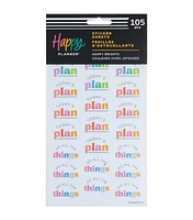 Happy Planner 105pc Brights 5 Sheet Sticker Pack