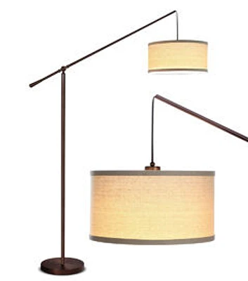 Brightech Hudson LED Floor Lamp - Bronze