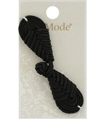 La Mode 3" Black Novelty Button