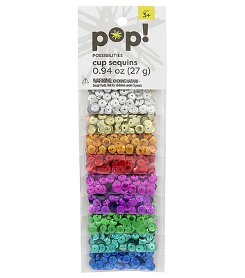 .95oz Multicolor Sequins 9ct by POP!