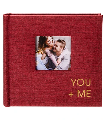 Malden 4" x 6" Red You & Me 80 Pocket Photo Album