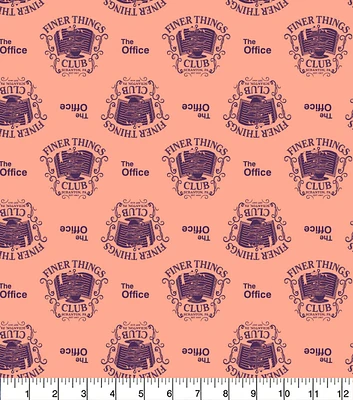 The Office Finer Things Club Cotton Fabric