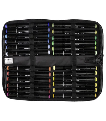 Black Zippered 24 Marker Storage Case by Artsmith