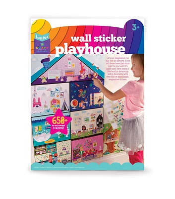 Craft-Tastic 650pc Reusable Wall Sticker Playhouse