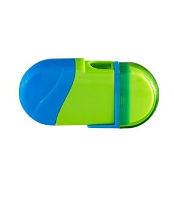 2" Green & Blue Pencil Sharpener & Eraser by Artsmith