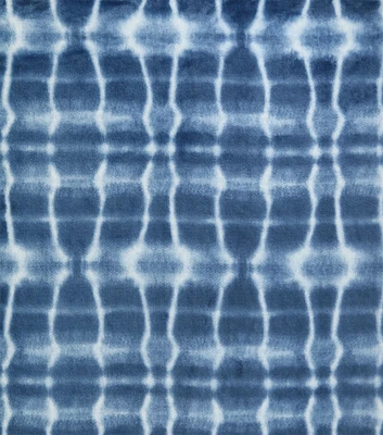 Sew Lush Blue Tie Dye Fleece Fabric