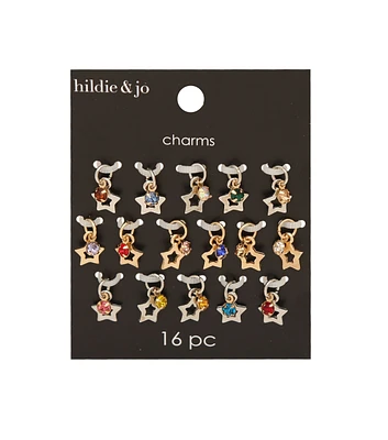 16pc Shine Star Charms by hildie & jo