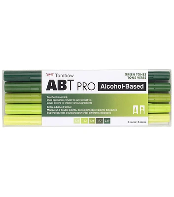 ABT PRO Color Set Greentones 5pk