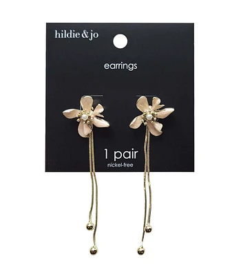 3" Flower Dangle Earring by hildie & jo