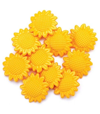 Favorite Findings 10pk Sunflower Garden Shank Buttons