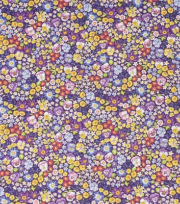 Pansy Floral Cotton Fabric by Keepsake Calico