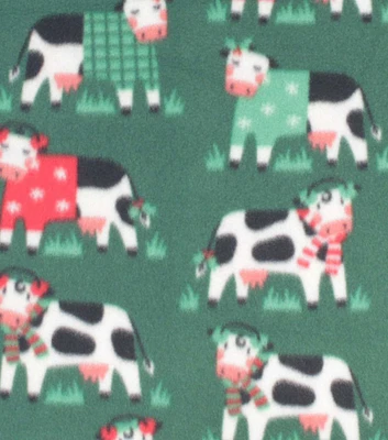 20138277 2 BLZRD FESTIVE COWS ON GRN