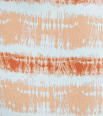 Orange Tie Dye Super Snuggle Flannel Fabric