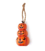 4" Halloween Orange Stacked Pumpkins Ornament by Place & Time