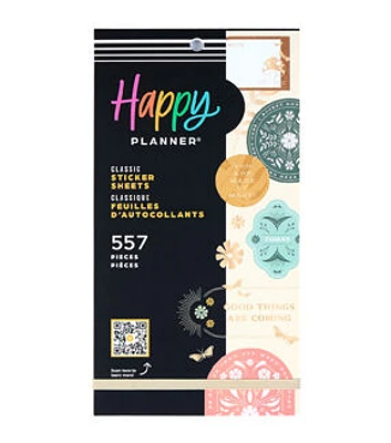 Happy Planner 557pc Woodland Whispers 30 Sheet Value Pack Stickers