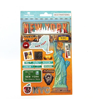 Paper House New York Destination Stickers