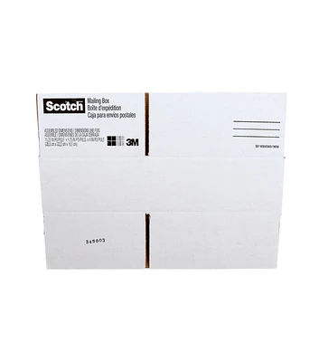 Scotch White Mailing Box Med