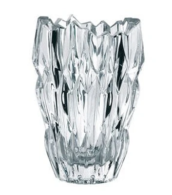 OASIS 6.5" Quartz Oval Crystal Vase