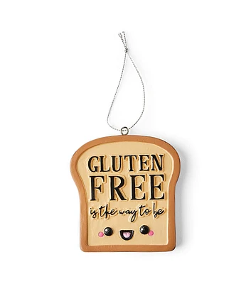 3.5" Christmas Gluten Free Bread Slice Ornament by Place & Time