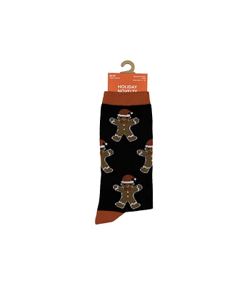 1 Pair Christmas Gingerbread Crew Sock by Happy