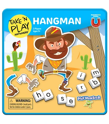 Play Monster 7" Hangman Magnetic Game