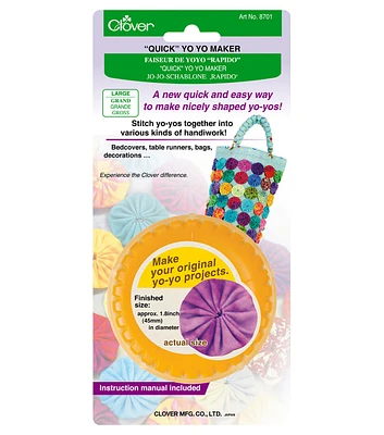 Clover Quick Yo Yo Maker Round Large