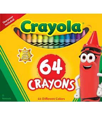 Crayola 64ct Multicolor Crayons With Sharpener