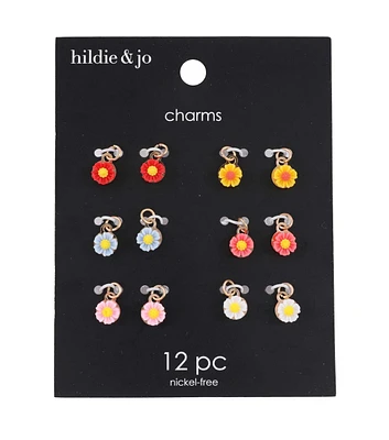 12ct Mini Flower Charms by hildie & jo