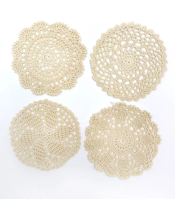 Fab Lab 6" Beige Doilies 1pc