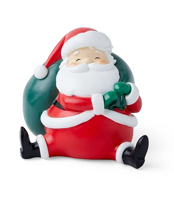 5" Christmas Resin Sitting Santa Claus by Place & Time