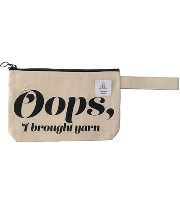 4" x 6" Oops Canvas Pouch by Big Twist