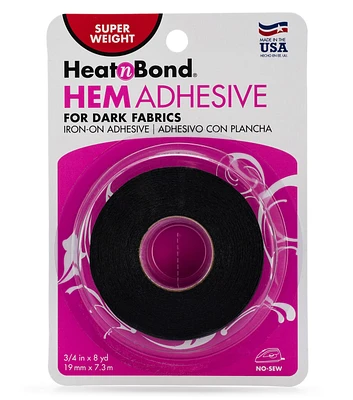 HeatnBond 3/4" x 10yd Dark Fabric Hem Adhesive Tape