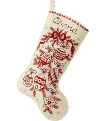 Bucilla 18" Classic Christmas Needle Felting Stocking Kit