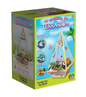 Faber-Castell 5" x 9" Plant & Grow Tropical Terrarium Kit