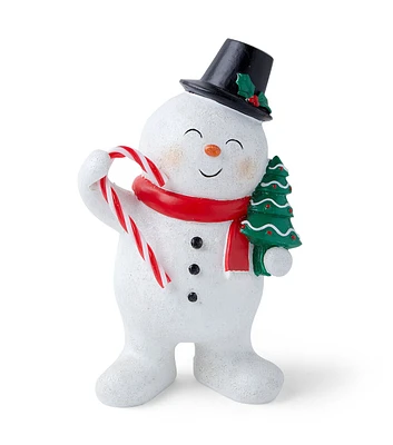 8" Christmas Resin Snowman by Place & Time