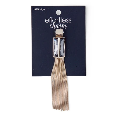 Gold Tassel Pendant by hildie & jo