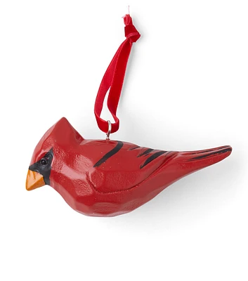 4" Christmas Red Cardinal Wood Ornament by Place & Time