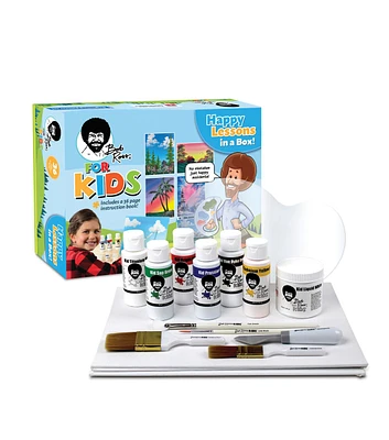 Bob Ross 15ct Happy Lessons in A Box Painting Kit