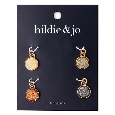 4ct Round Druzy Charms by hildie & jo