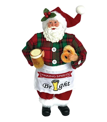 Santa's Workshop 12" Making Spirits Bright Santa